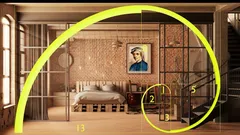 Złoty podział w wystroju wnętrz: proste sposoby, które błyskawicznie zmieniają postrzeganie pomieszczenia